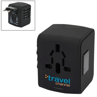 PJL-5916 Universal Travel 4 USB Port Adapter