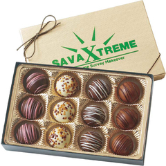 boîte cadeau de 12 truffes