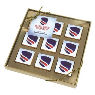 PJL-5331 Gift box of 9 chocolate squares
