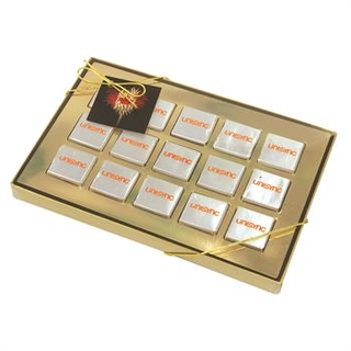 PJL-5332 Box of 15 chocolate squares.