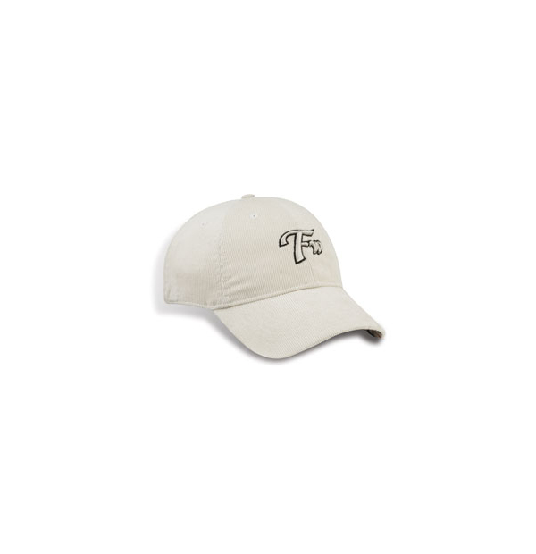 Casquette en velours côtelé