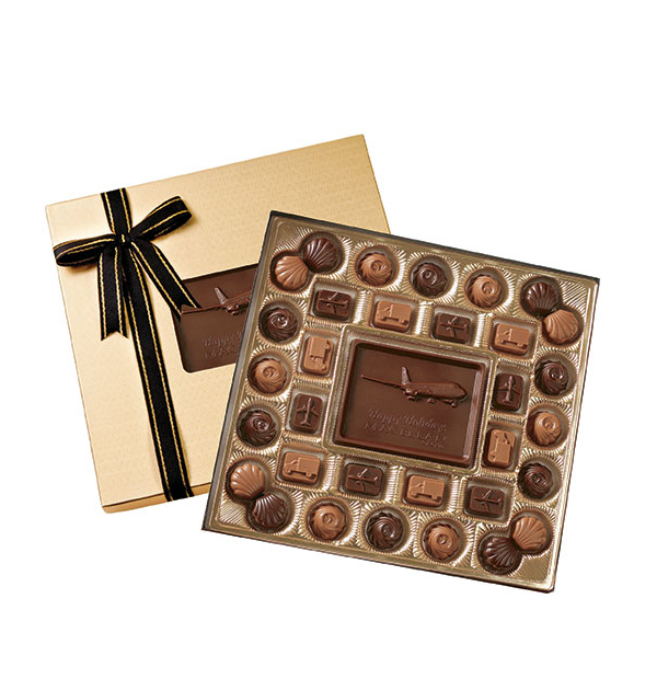 Coffret cadeau de délices chocolats personnalissés