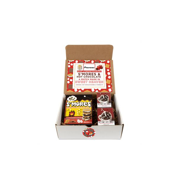 Ensemble gourmand smores et bombe chocolat