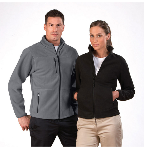 manteau en molleton contrécolléé en 3 épaisseurs