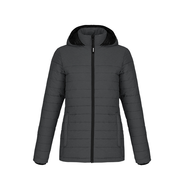Manteau matelassé chiné