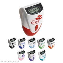 Pedometer with LCD screen for easy control