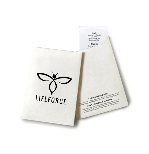 Sachet de semences avec impression personnalisée