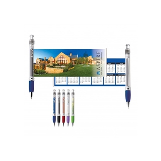 PJL-3023 ballpoint pen with plastic banner