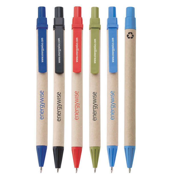 Stylo fabriqué de matériaux recyclés biodégradables