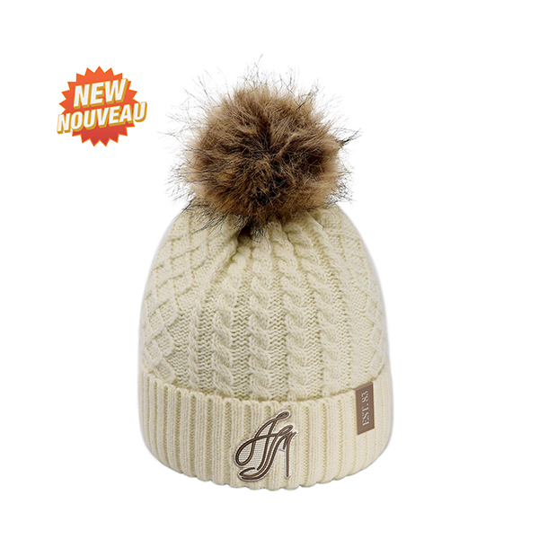 Winter hat with satin lining