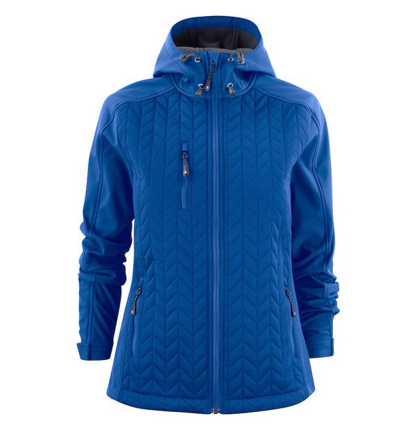 Veste à motifs interlock matelassé